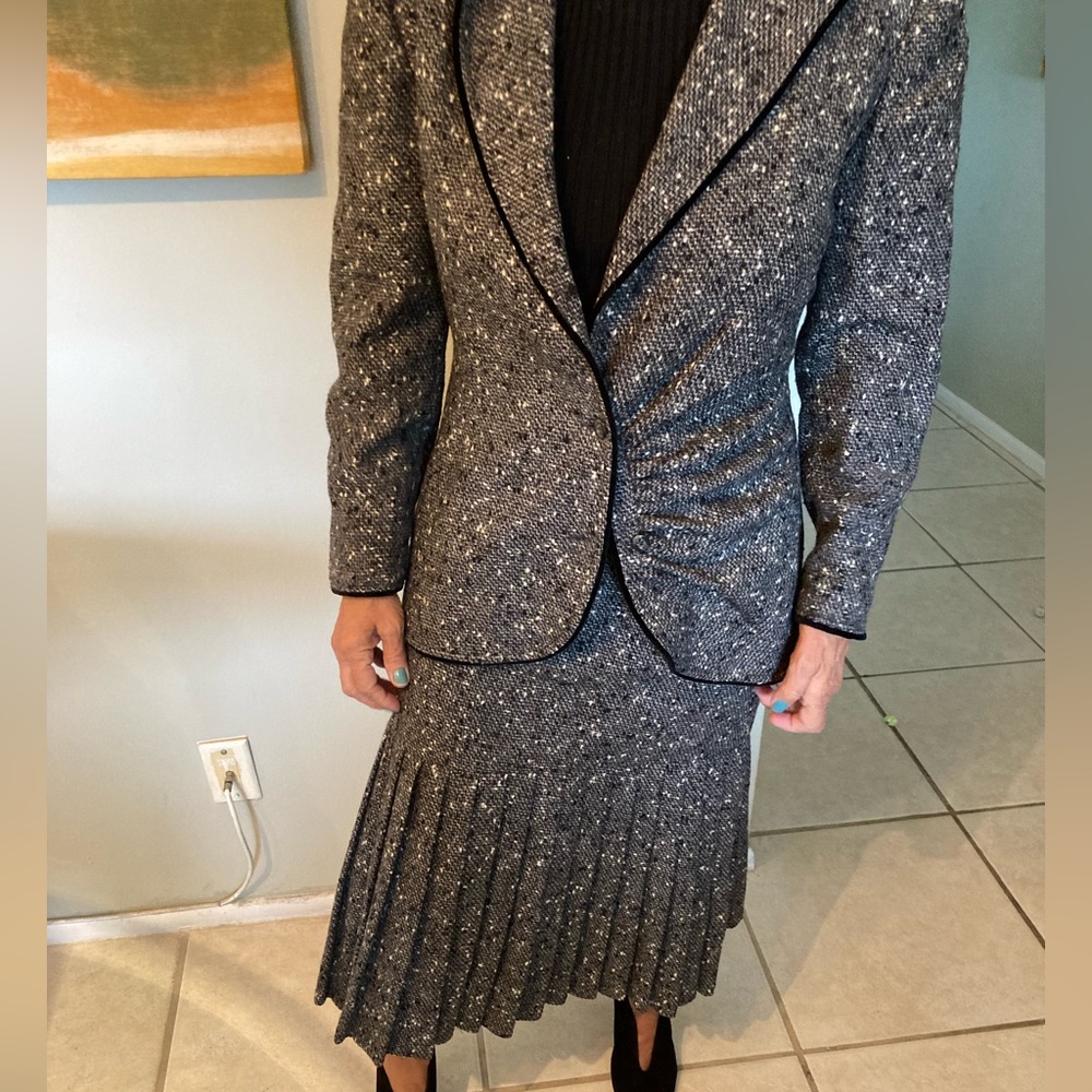 Valentino x Bergdorf Goodman vintage suit and skirt set